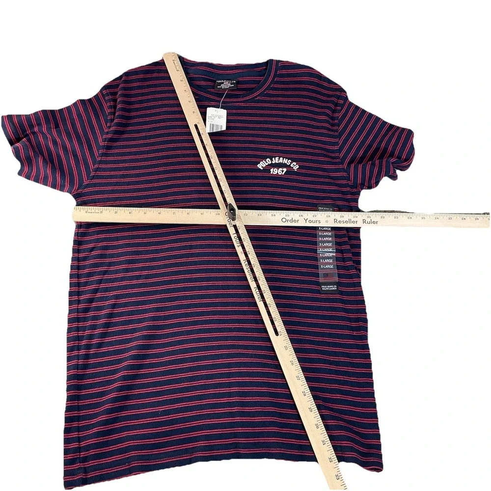 Polo Jeans Co. Ralph Lauren‎ Mens XL Striped T-Shirt 1967 NWT